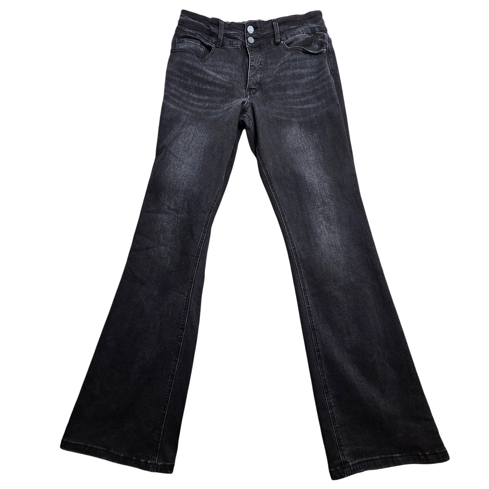 BKE Parker Jeans 32x33.5 Black High Rise Bootcut Universal Fit‎ BKE131L